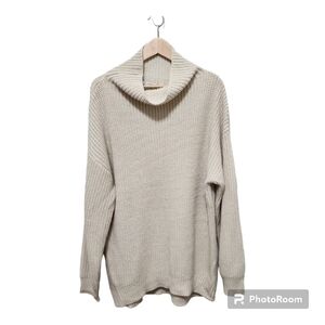 American Rag Cie Oversized Beige Mockneck Sweater Size 1X